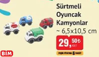 SÜRTMELİ OYUNCAK KAMYONLAR SÜRTMELİ OYUNCAK KAMYONLAR